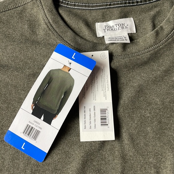 Boston Traders L,green,round neck sweater for men - Picture 5 of 6